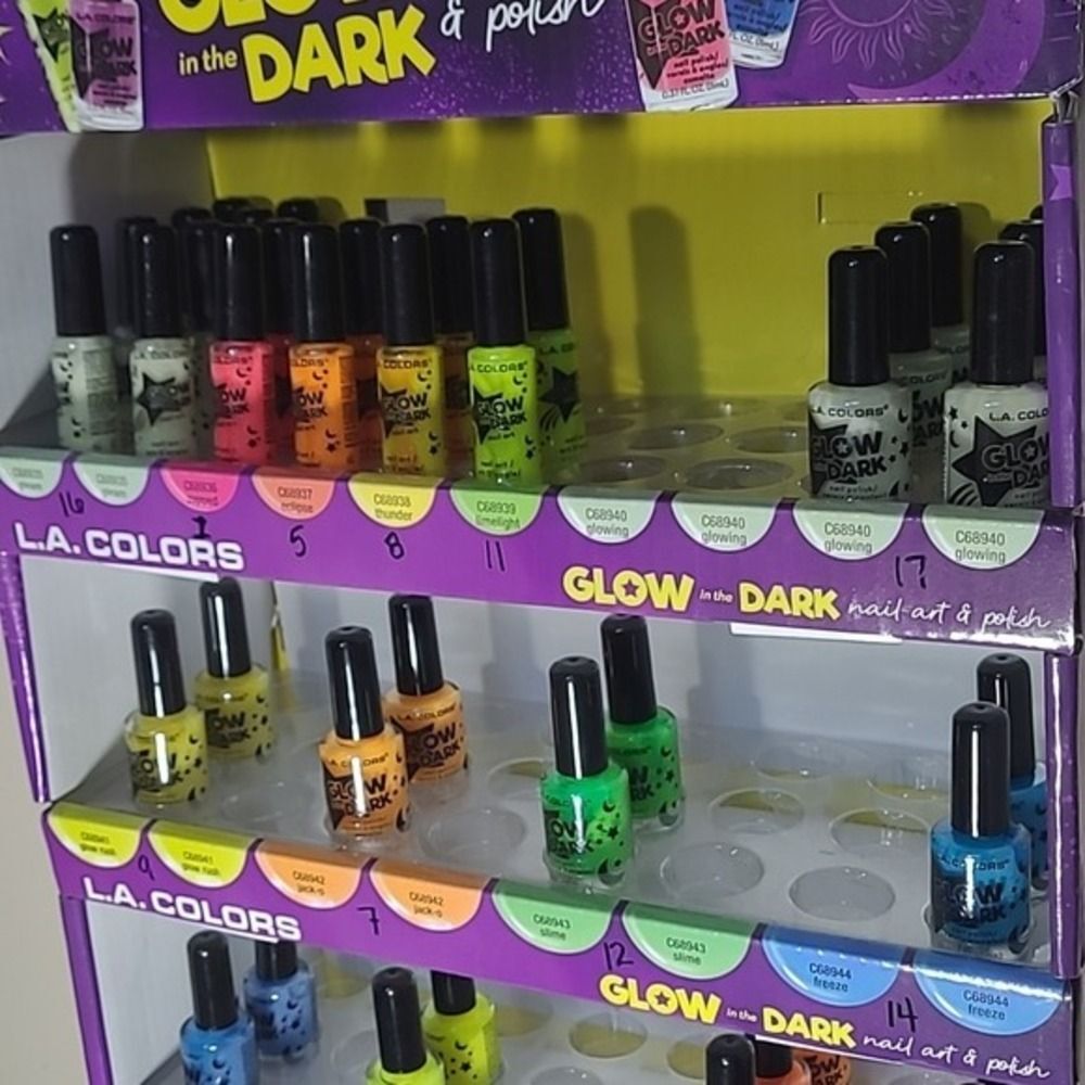 Glow In The Dark/ black light Halloween rave club y2k Nail Art kidcore - Picture 5 of 16